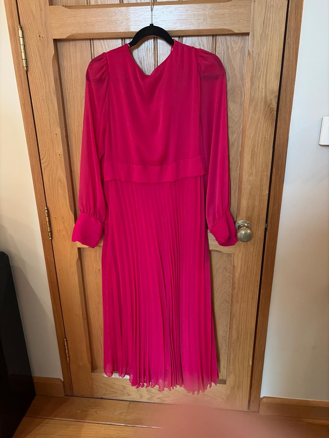 PLEATED MIDI DRESS - Image 2