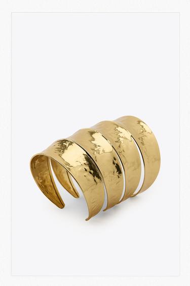 PULSERA BRAZALETE FILAS - Dorado de Zara