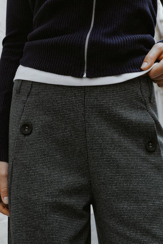 PANTALON BARREL - Gris foncé de Zara - Image 4