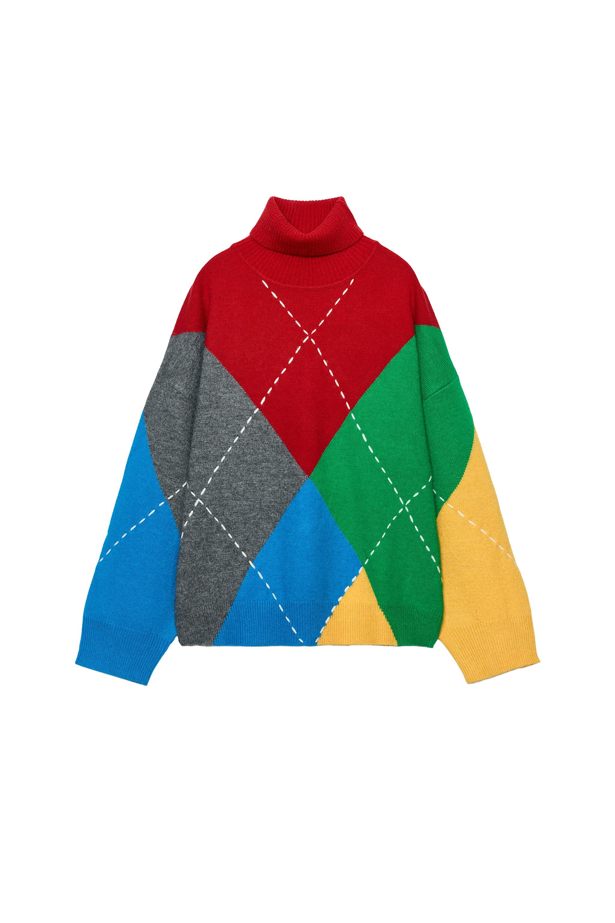 JERSEY OVERSIZE PUNTO ROMBOS