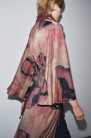 KIMONO IMPRIMÉ FANTAISIE LIMITED EDITION - Multicolore de Zara - Image 2