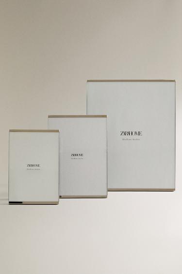 SILVER METAL PHOTO FRAME - Silver by Zara