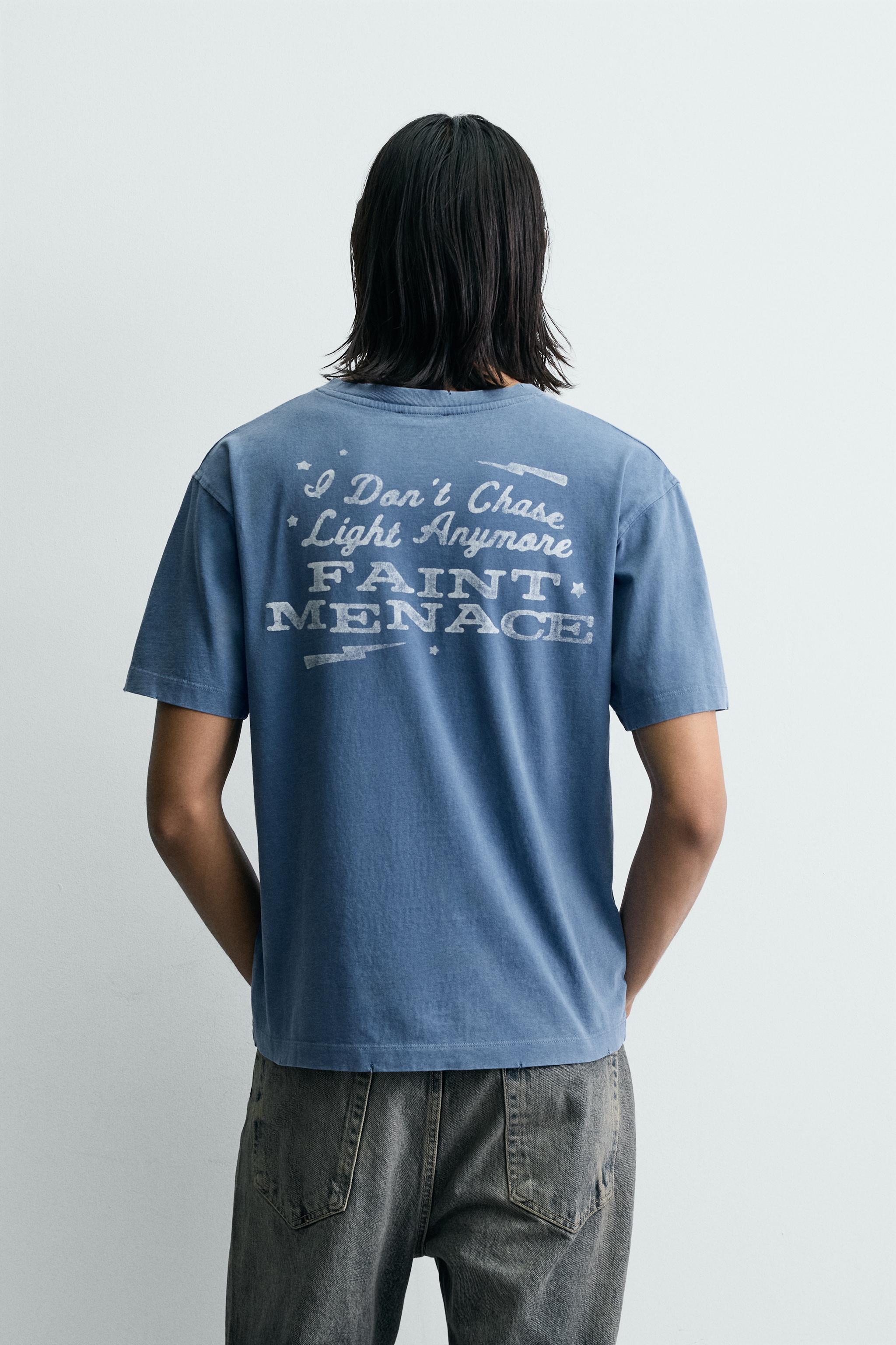 WASHED TEXT T-SHIRT