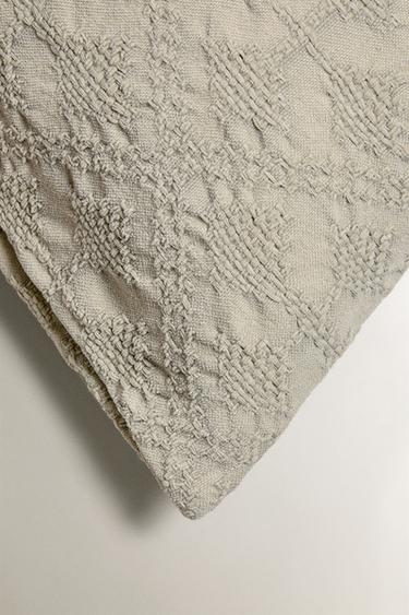 HOUSSE DE COUSSIN JACQUARD - Vert clair de Zara - Image 1