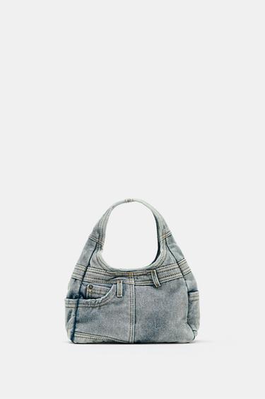 DENIM HANDBAG - Denim Blue by Zara