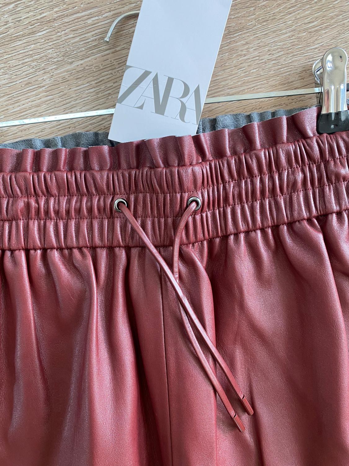 FAUX LEATHER SHORTS - Image 3