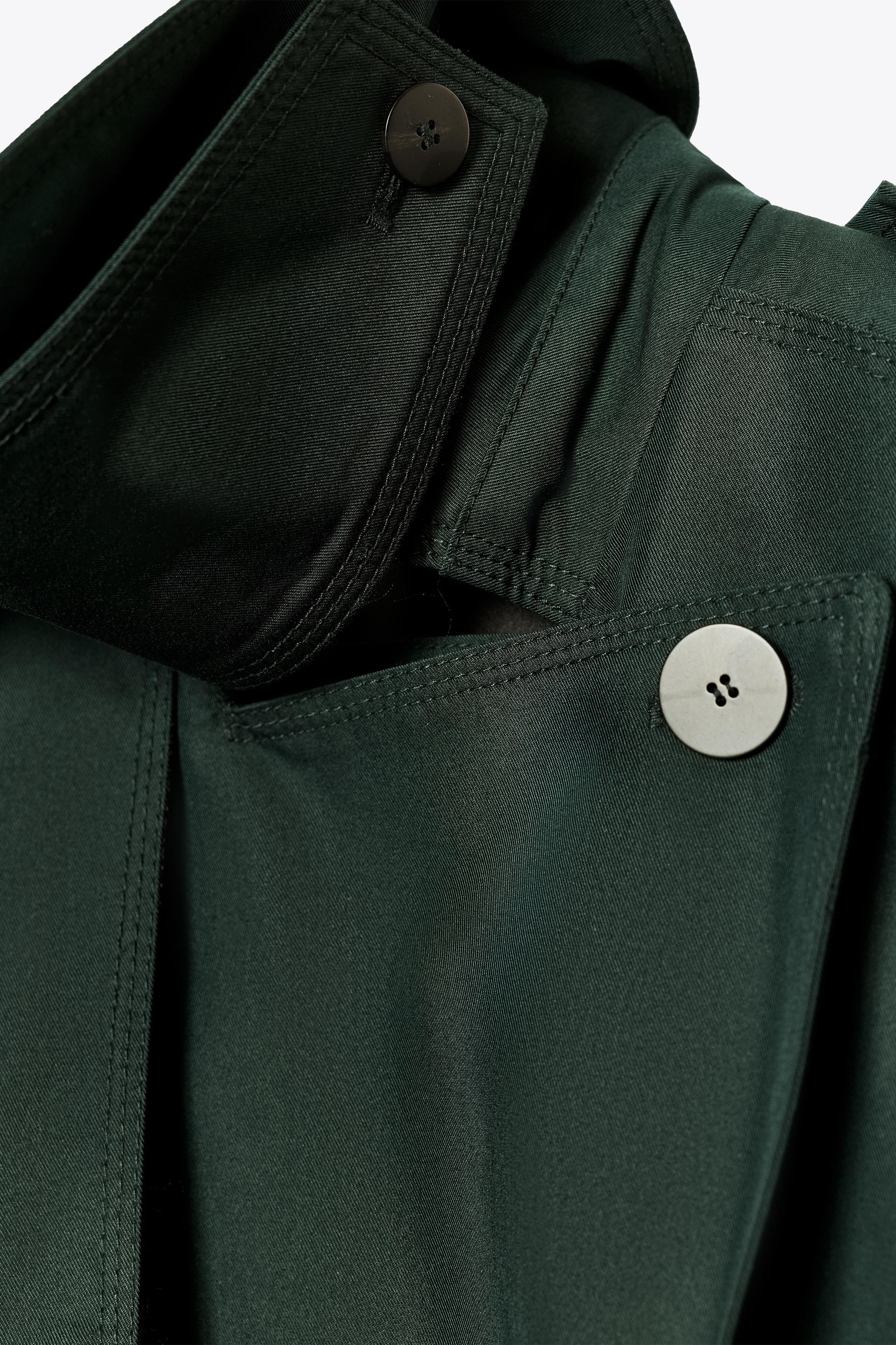 ZARA WOMAN　ザラウーマン　トレンチコート　撥水 ロング丈 美品　Ｍ 楽天市場】美品【中古】ザラウーマン ZARA WOMAN トレンチコート