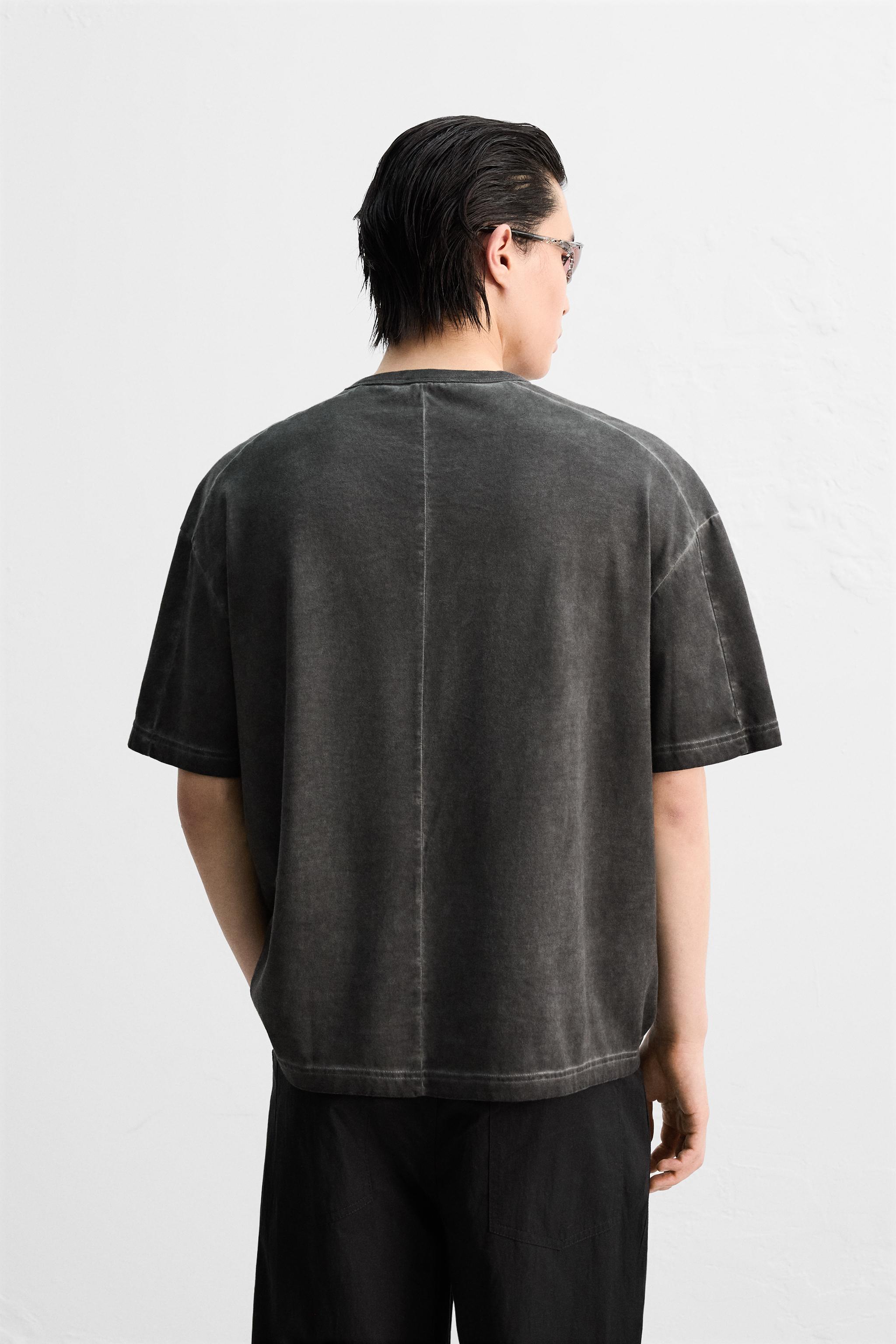 【ZARA】DANIEL JOHNSTON ウォッシュ加工Tシャツ 1277/311/712 ZARA】DANIEL JOHNSTON ウォッシュ加工Tシャツ 1277/311/712