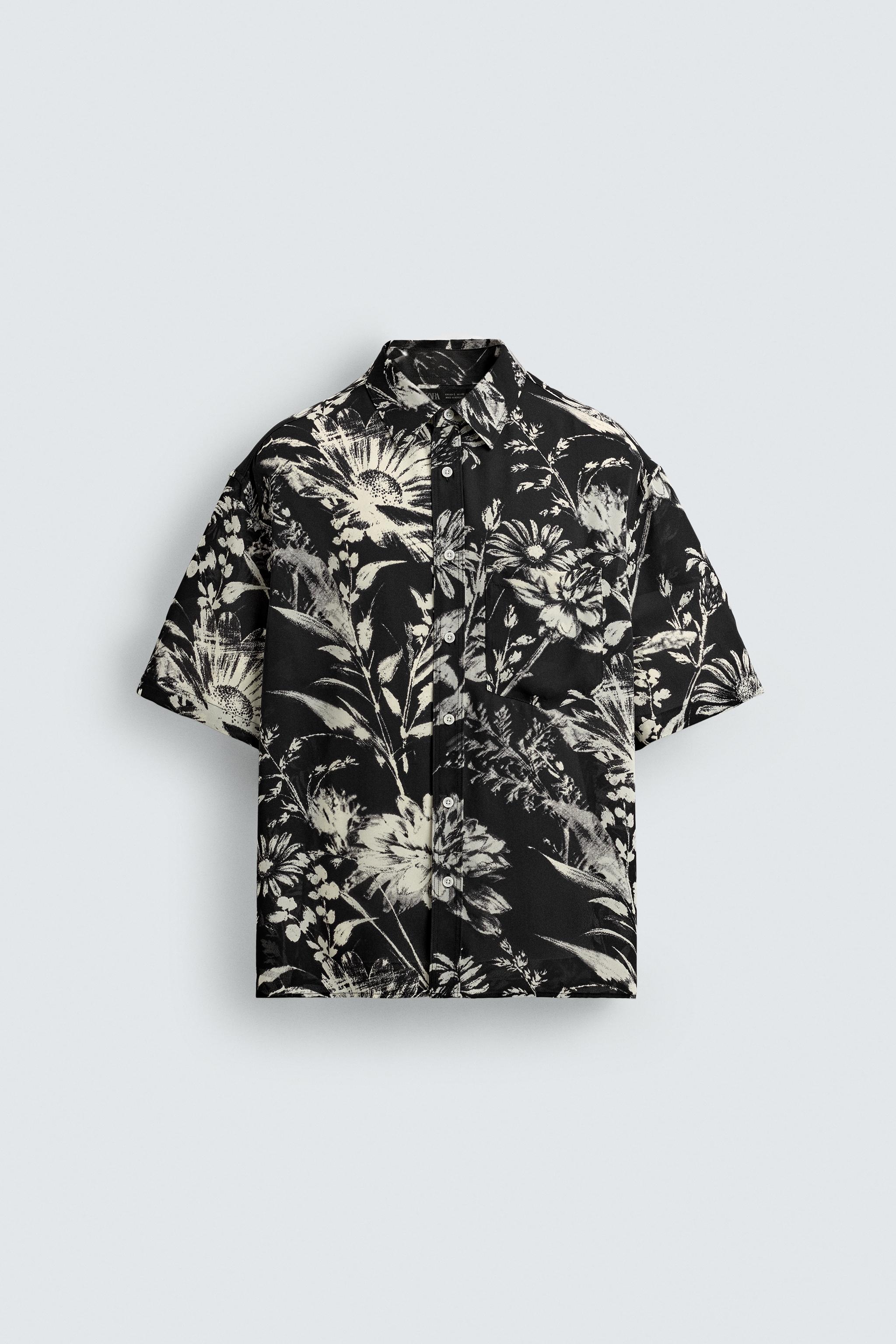 CHEMISE RELAXED FIT IMPRIMÉ FLEURI