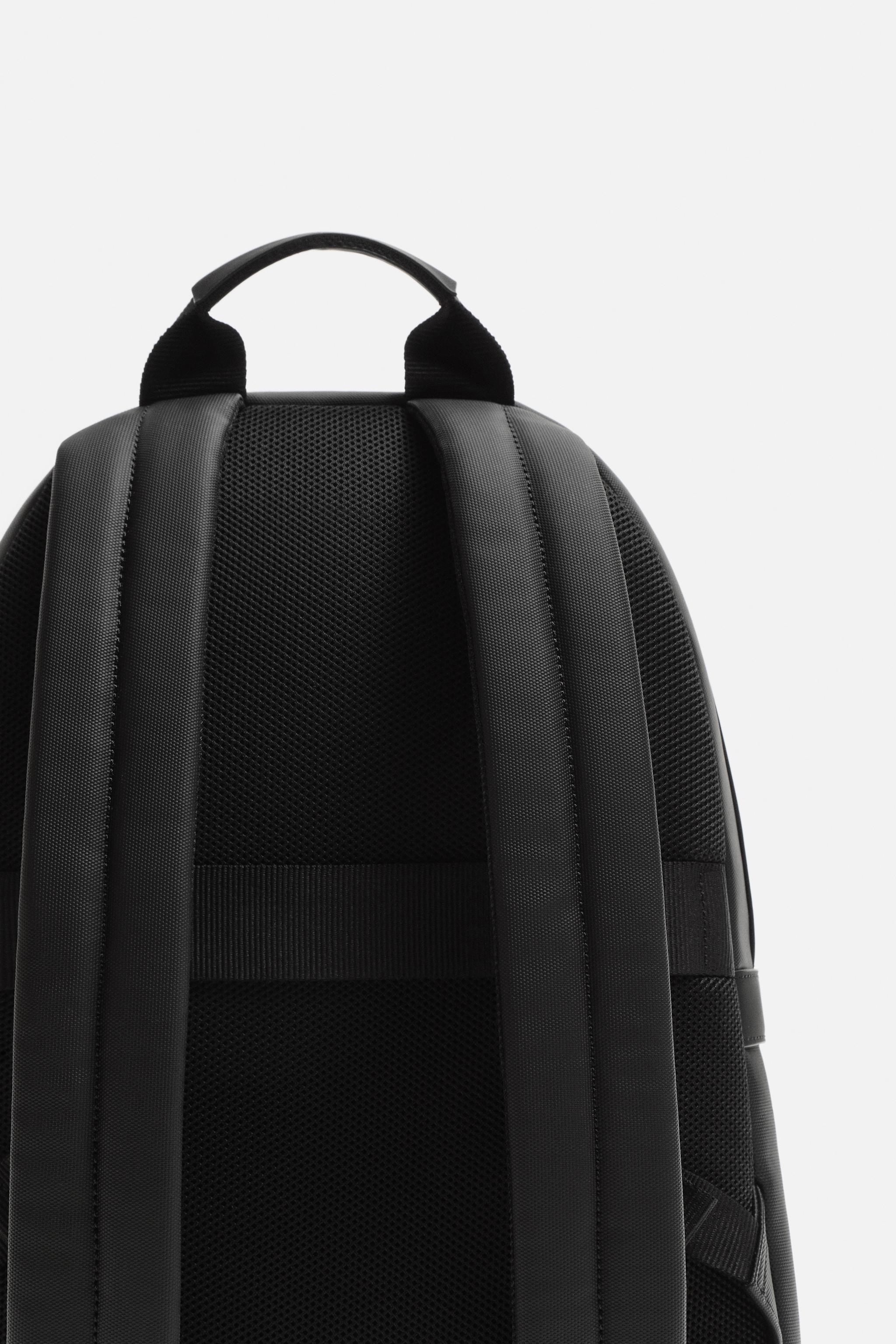 TEXTURED BACKPACK - Black | ZARA Australia