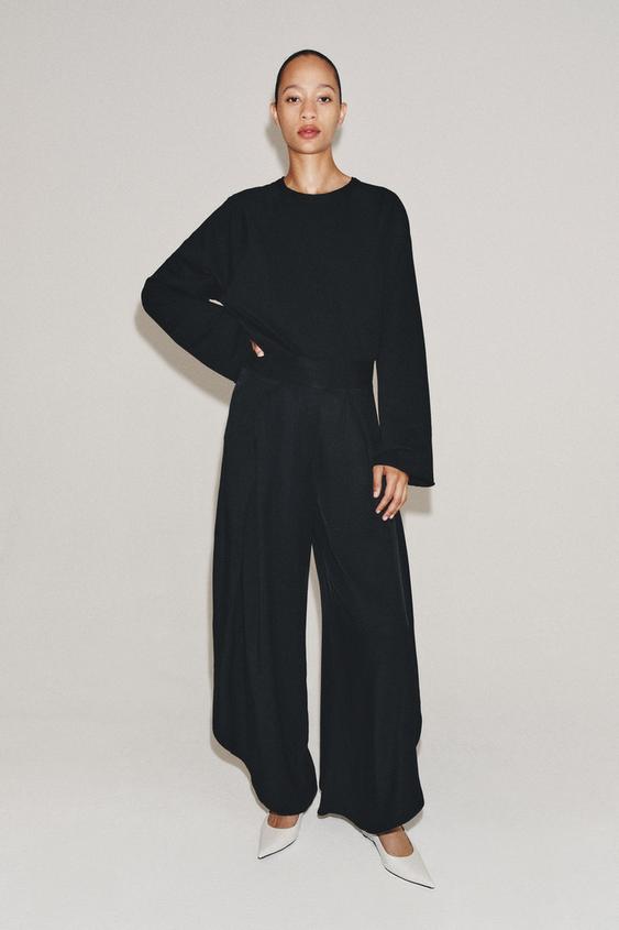 ZW COLLECTION TROUSERS WITH VENTS - Black by Zara - Image 0