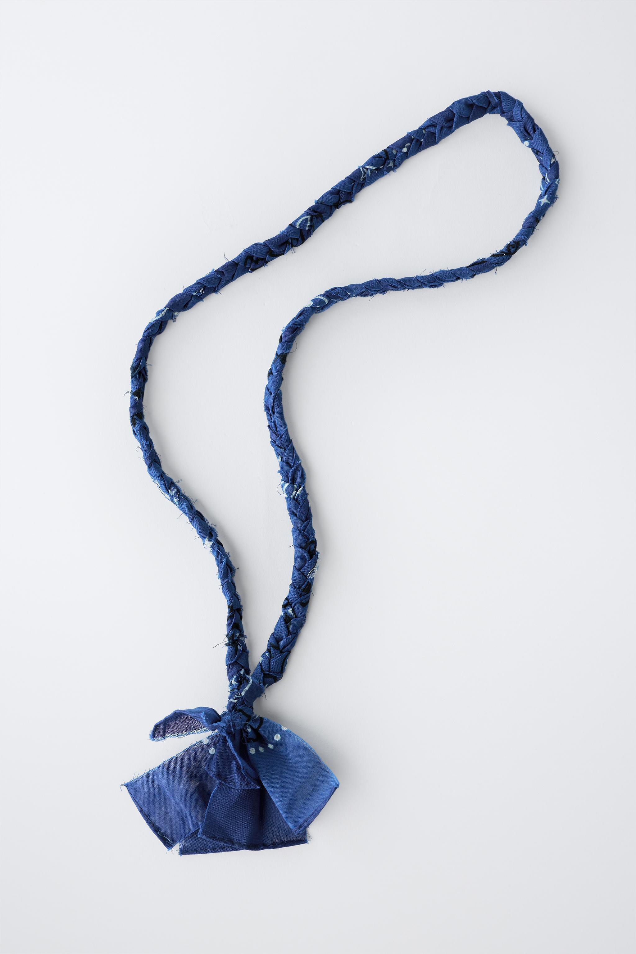 BRAIDED BANDANA NECKLACE
