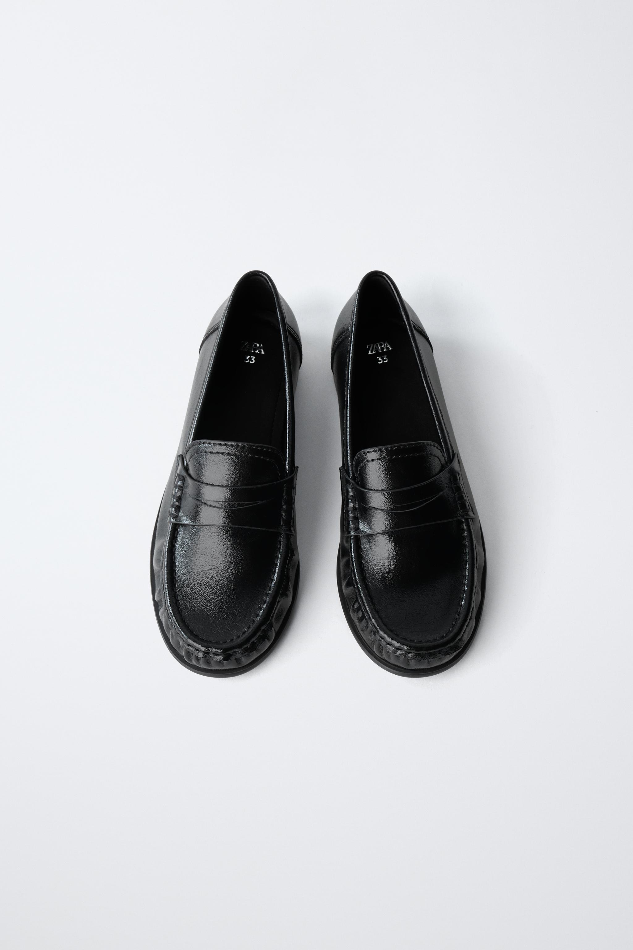 Детские туфли Zara THIN-SOLE LOAFERS — фото 4