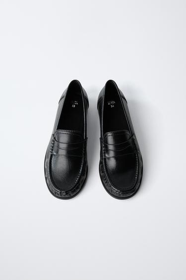 MOCASSIN À SEMELLE FINE - Noir de Zara - Image 3