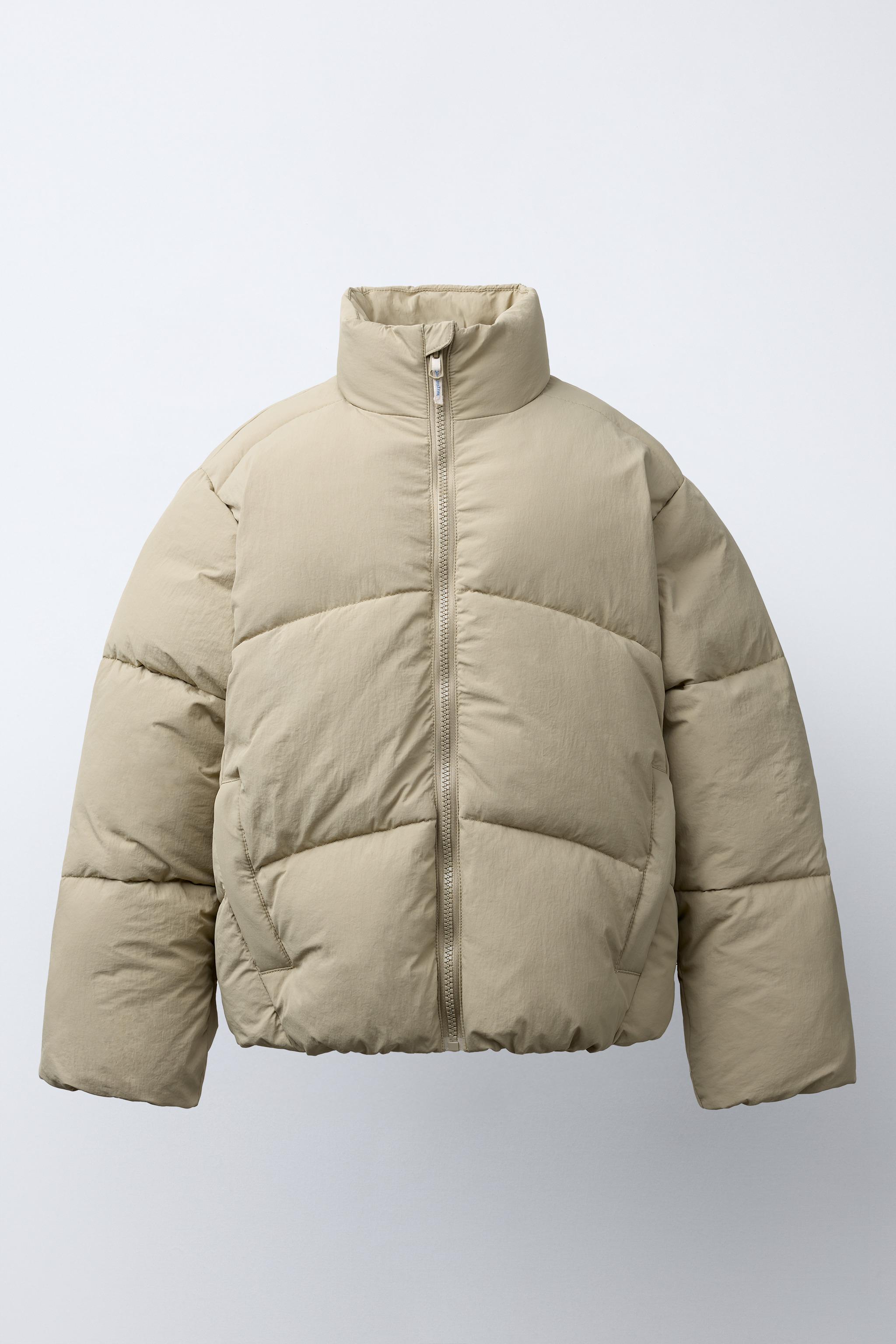 WATER REPELLENT PUFFER JACKET - Sand | ZARA United States