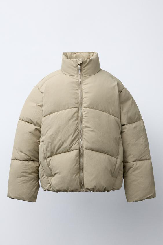 Zara Water Repellent Puffer Jacket