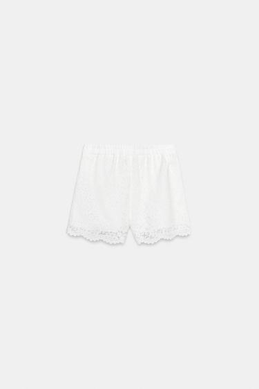 SHORT DENTELLE - Blanc de Zara - Image 7