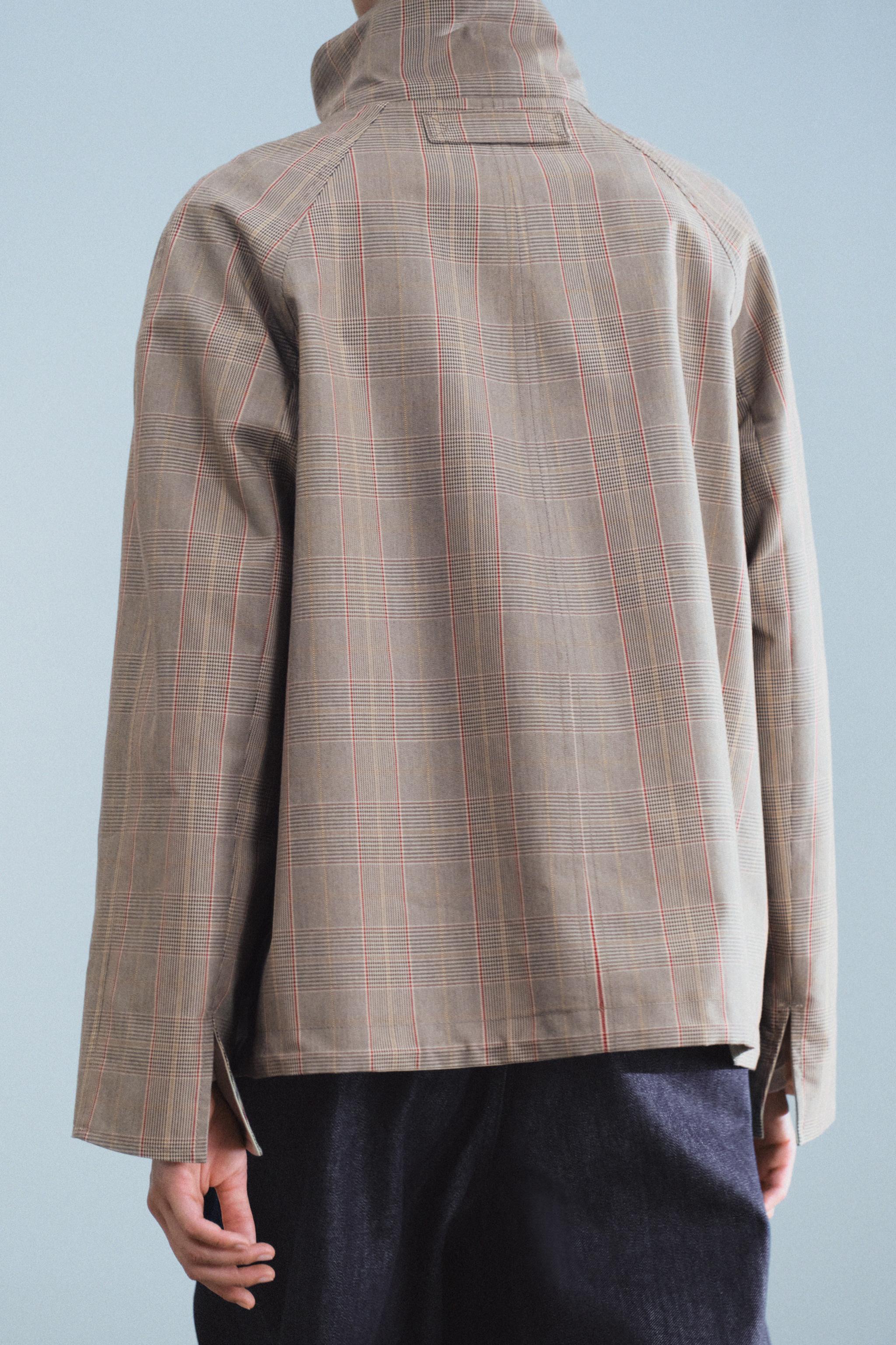ZW COLLECTION REVERSIBLE CROPPED TRENCH COAT