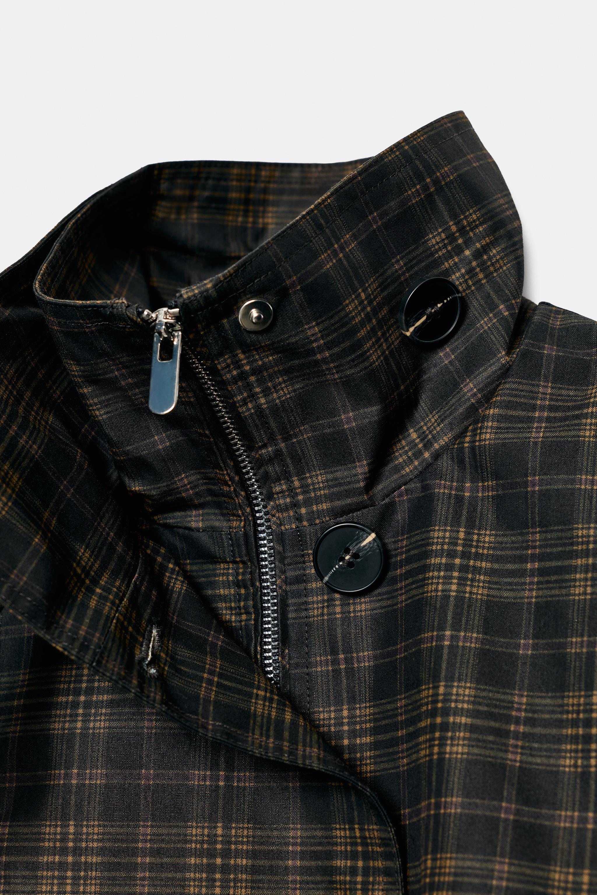 BLOUSON BOMBER CARREAUX