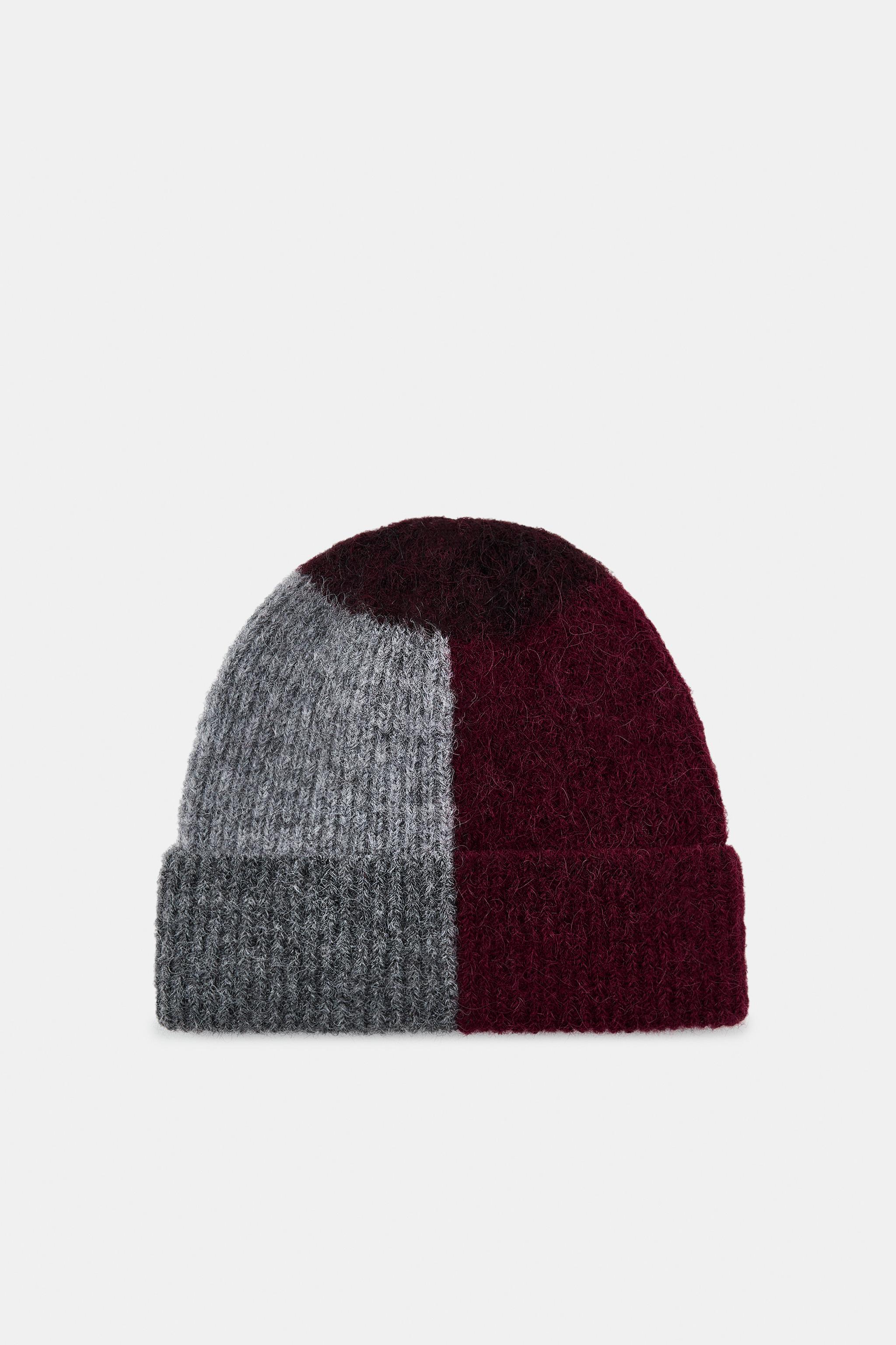 PRINTED KNIT BEANIE