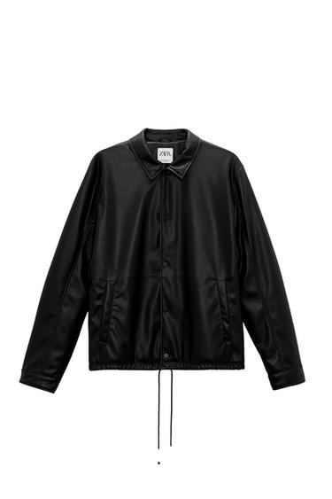 FAUX LEATHER JACKET