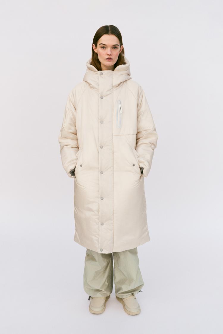 WATER RESISTANT & WINDPROOF ロングコート X AND WANDER® - パステル 