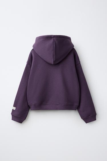 LABEL HOODIE — Eggplant 2