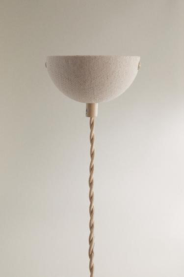 SMALL CEILING LAMP - Ecru by Zara - Image 5