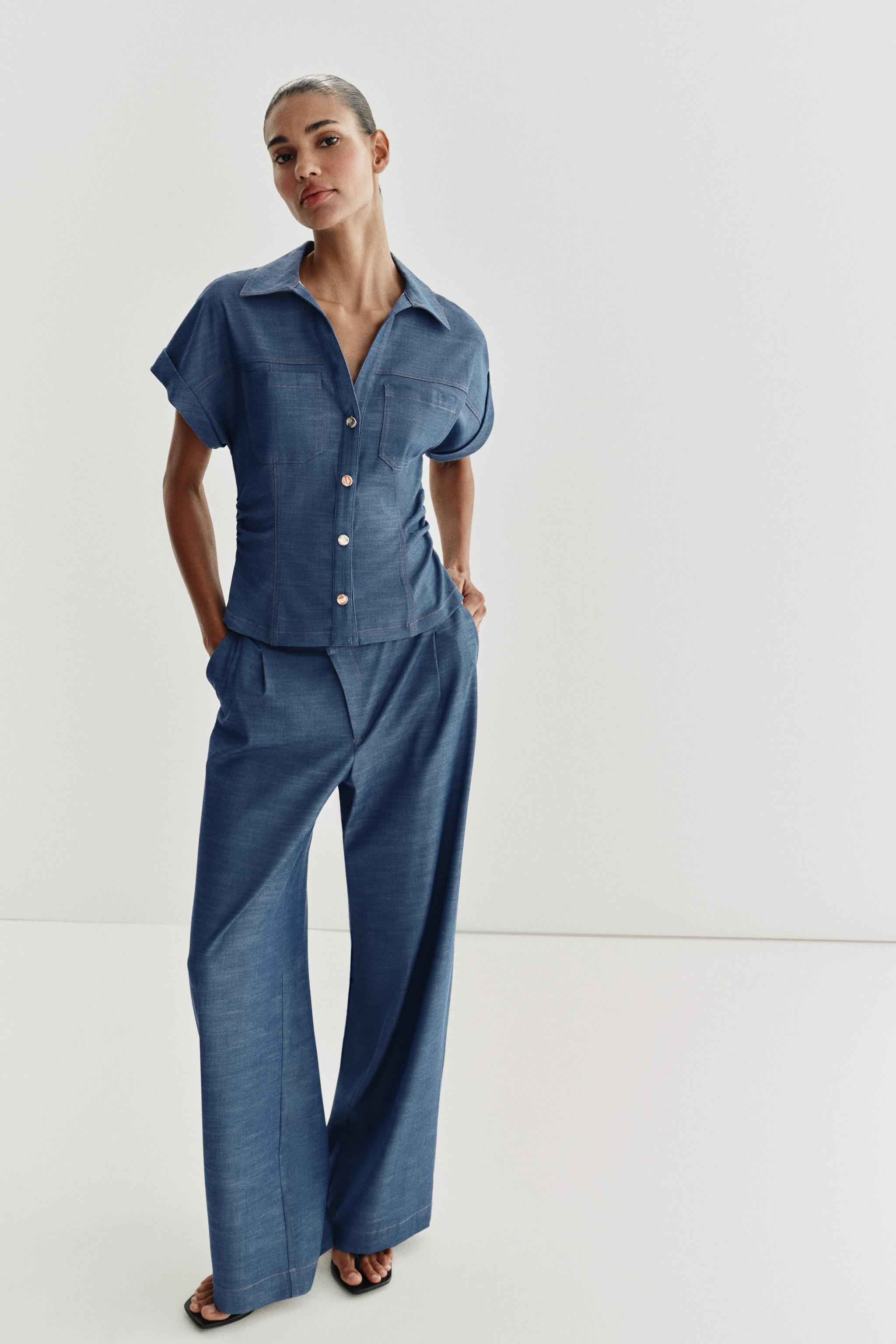 CHEMISE CINTRÉE DRAPÉE