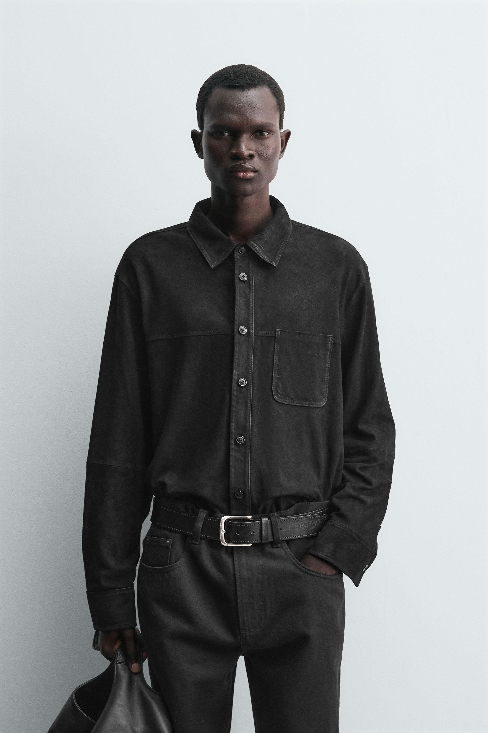 UNUSED スエードレザーシャツ UNUSED SUEDE LEATHER SHIRTS - 1LDK annex