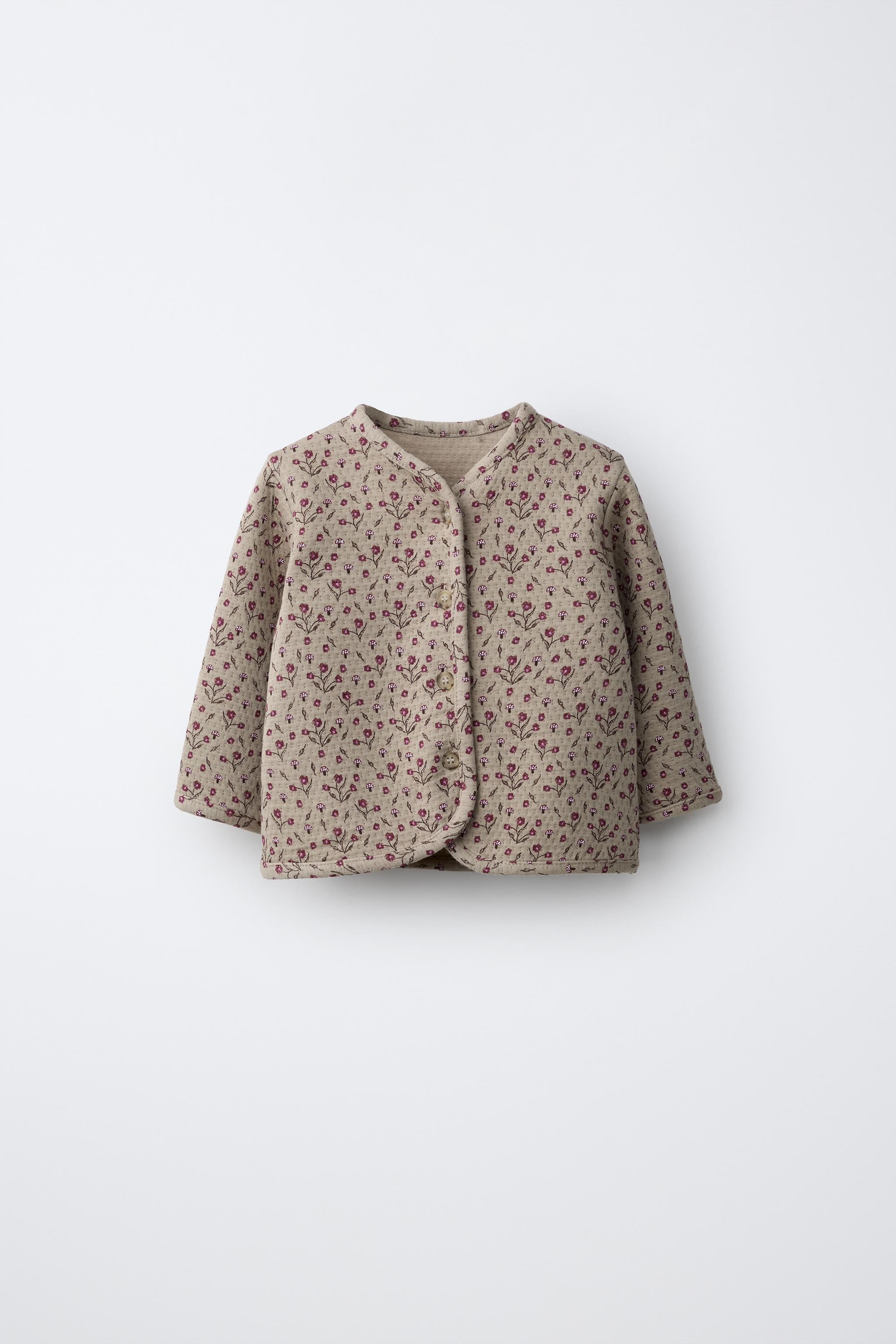 VESTE TEXTURÉE FLEURS