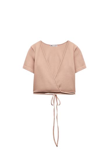 SEAMLESS WRAP TOP