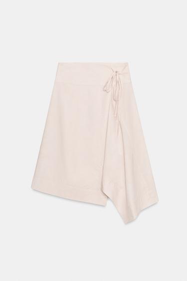 미디 파레오 스커트 - Zara 라이트 로즈