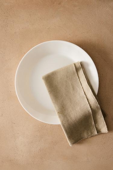 ASSIETTE PLATE VERRE BLANC - Blanc de Zara - Image 5