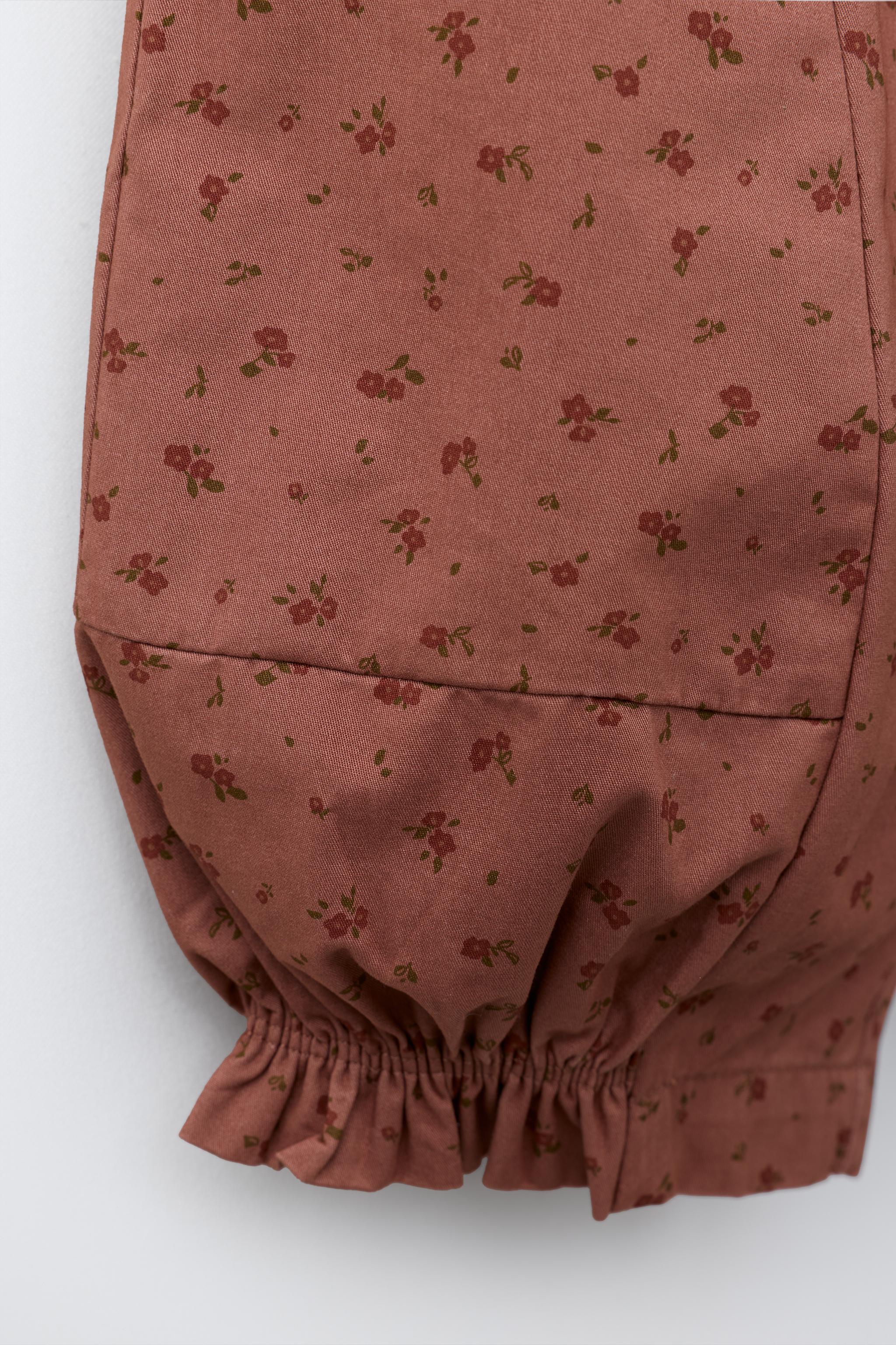 Детские брюки Zara FLORAL BALLOON TROUSERS — фото 5