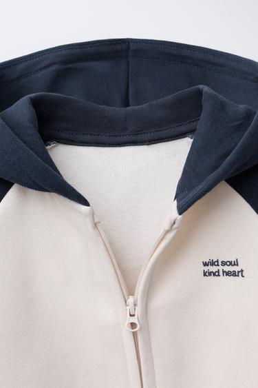 COMBINAISON LONGUE COULEUR BLOCK - Bleu de Zara - Image 2