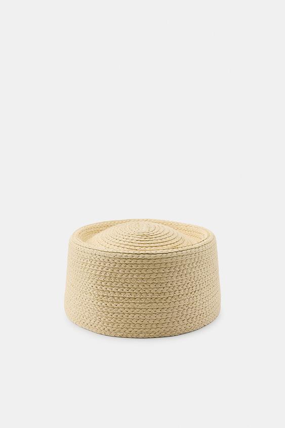 PLAIN SKULLCAP BEANIE - Light beige by Zara - Image 0