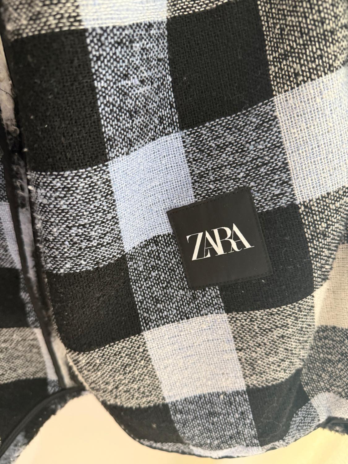 TEXTURED CHECK OVERSHIRT - Image 4