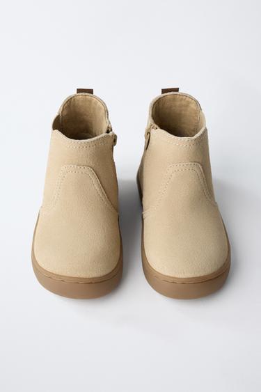 BAREFOOT LEATHER BOOTS - Sand Brown by Zara - Image 8