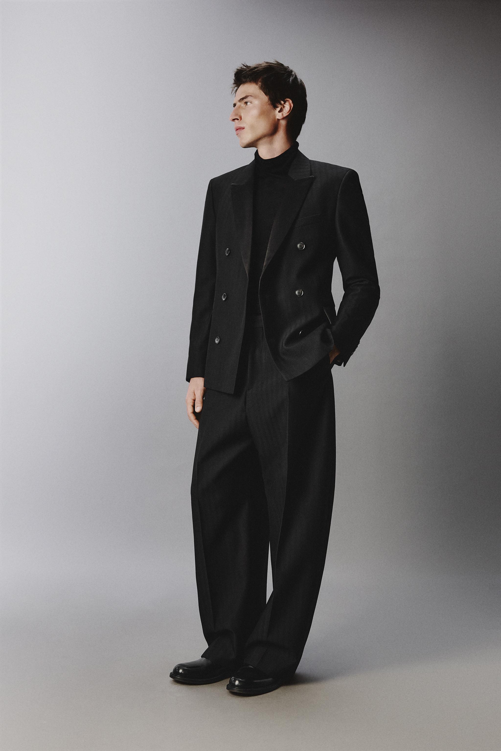 DOUBLE BREASTED SUIT JACKET