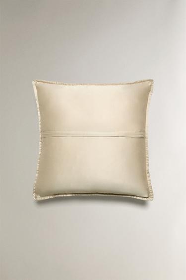 HOUSSE DE COUSSIN ÉDREDON UNI NŒUDS - Cave de Zara - Image 2