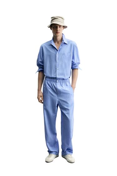 REGULAR FIT STRIPED TROUSERS - 981 by Zara