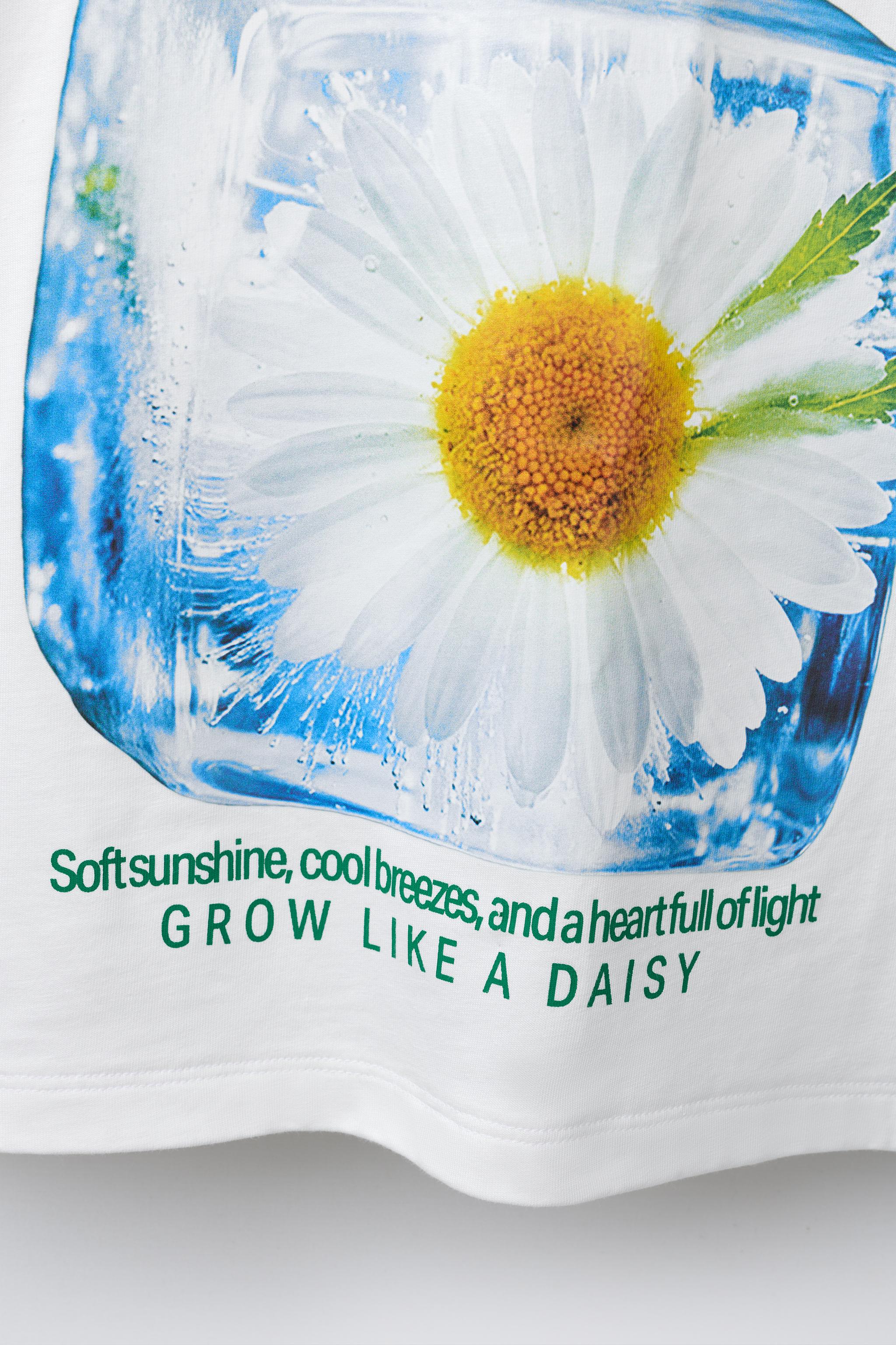 T-SHIRT IMPRIMÉ GLACONS