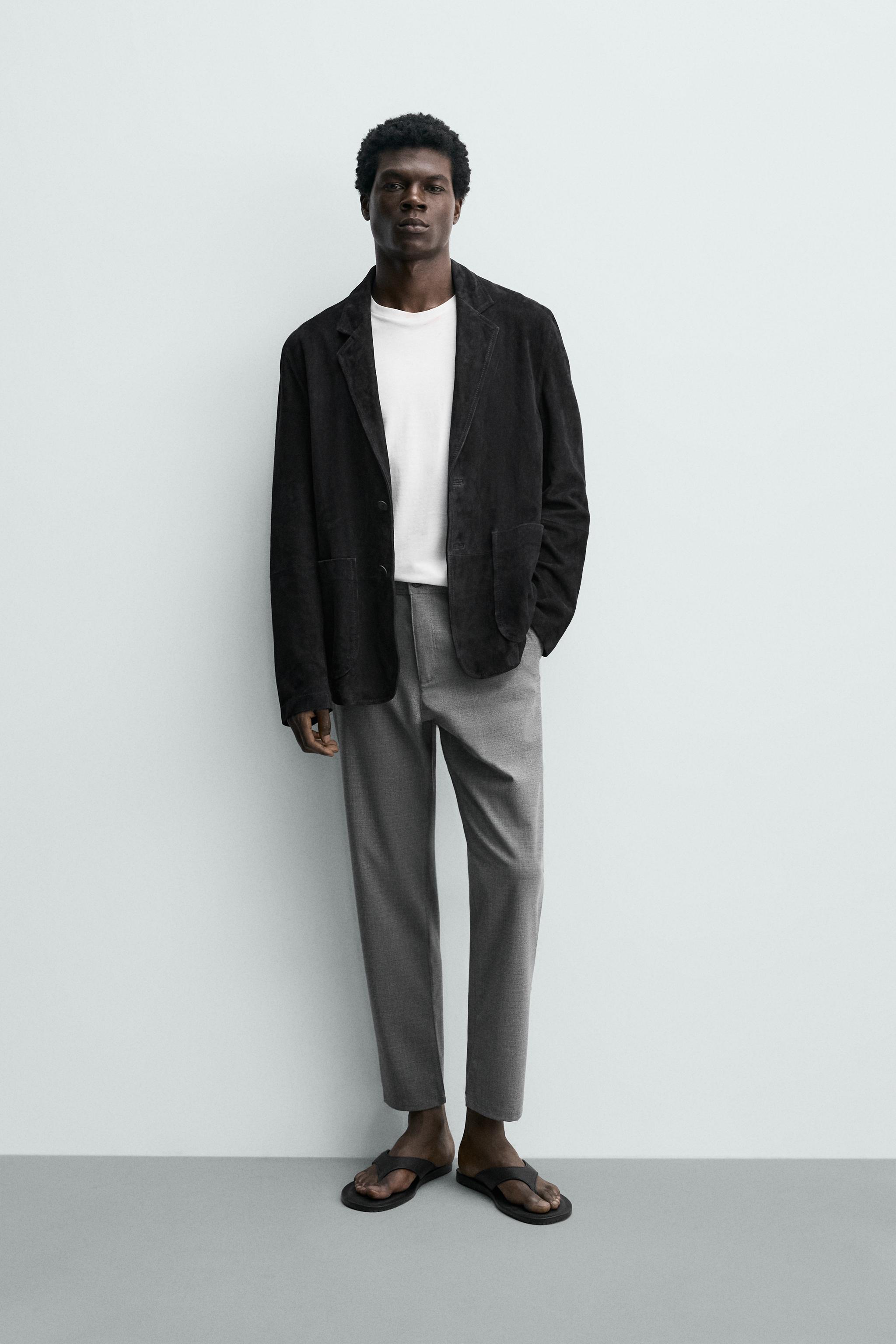 Men's Grey Trousers | ZARA United Kingdom