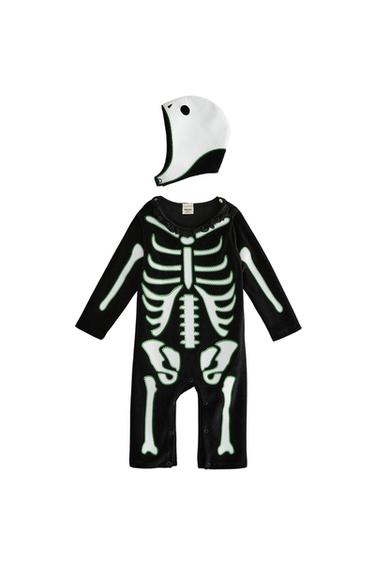 DISFRAZ INFANTIL ESQUELETO HALLOWEEN - Negro de Zara - Imagen 0