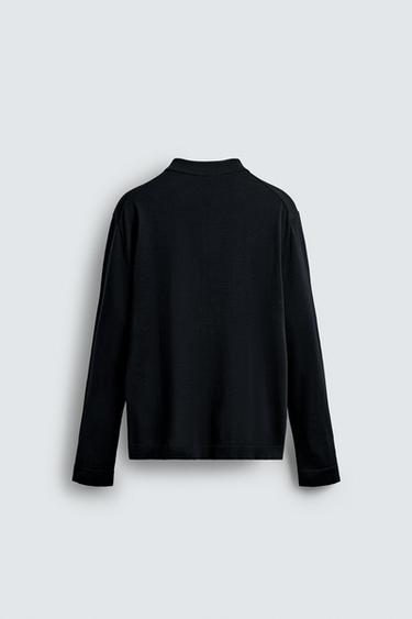 LIGHTWEIGHT COTTON CARDIGAN - Dark navy by Zara