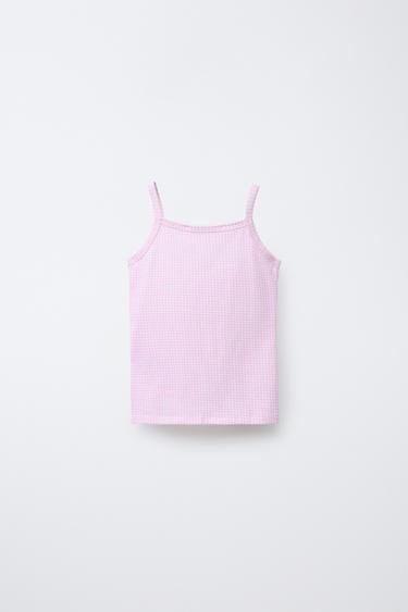 2-6 YEARS/ TWO-PACK OF GINGHAM AND FLORAL T-SHIRTS - Multicoloured by Zara - Image 2