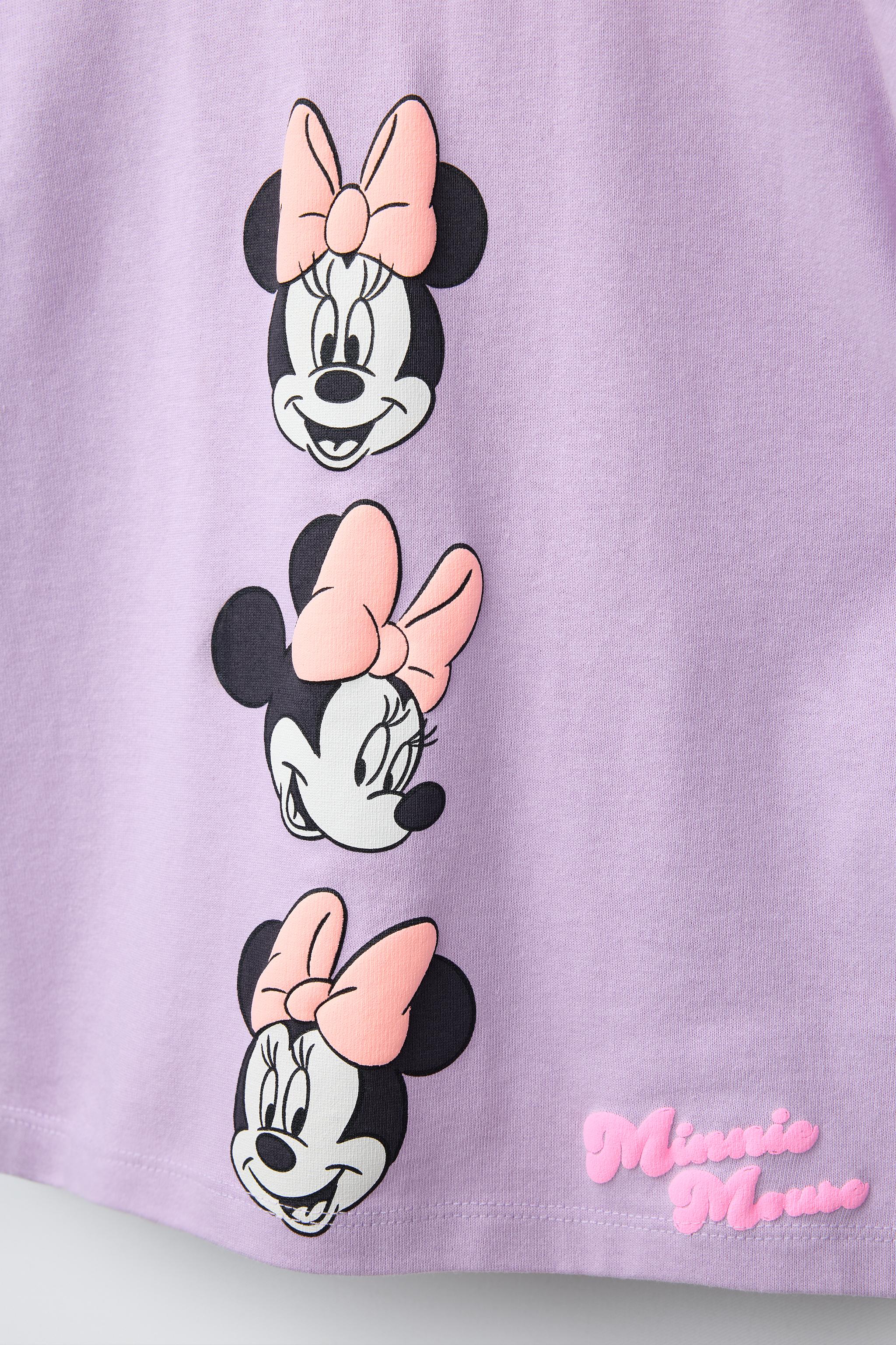 DISNEY EMBOSSED PRINT T-SHIRT - Mauve | ZARA United States