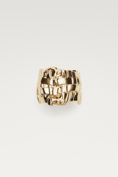 Basket detail ring — Golden 1
