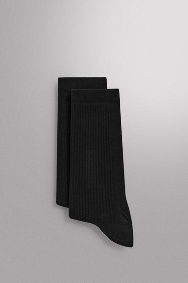 2-PACK OF TECHNICAL TRAINING SOCKS - Black by Zara